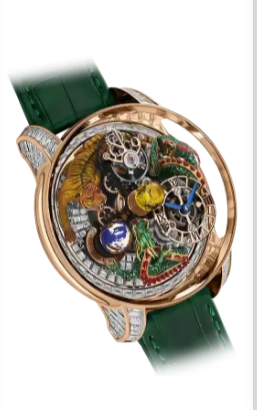 Jacob & Co Replica watch astronomia dragon GREEN DRAGON & TIGER II AS912.40.AA.AB.A